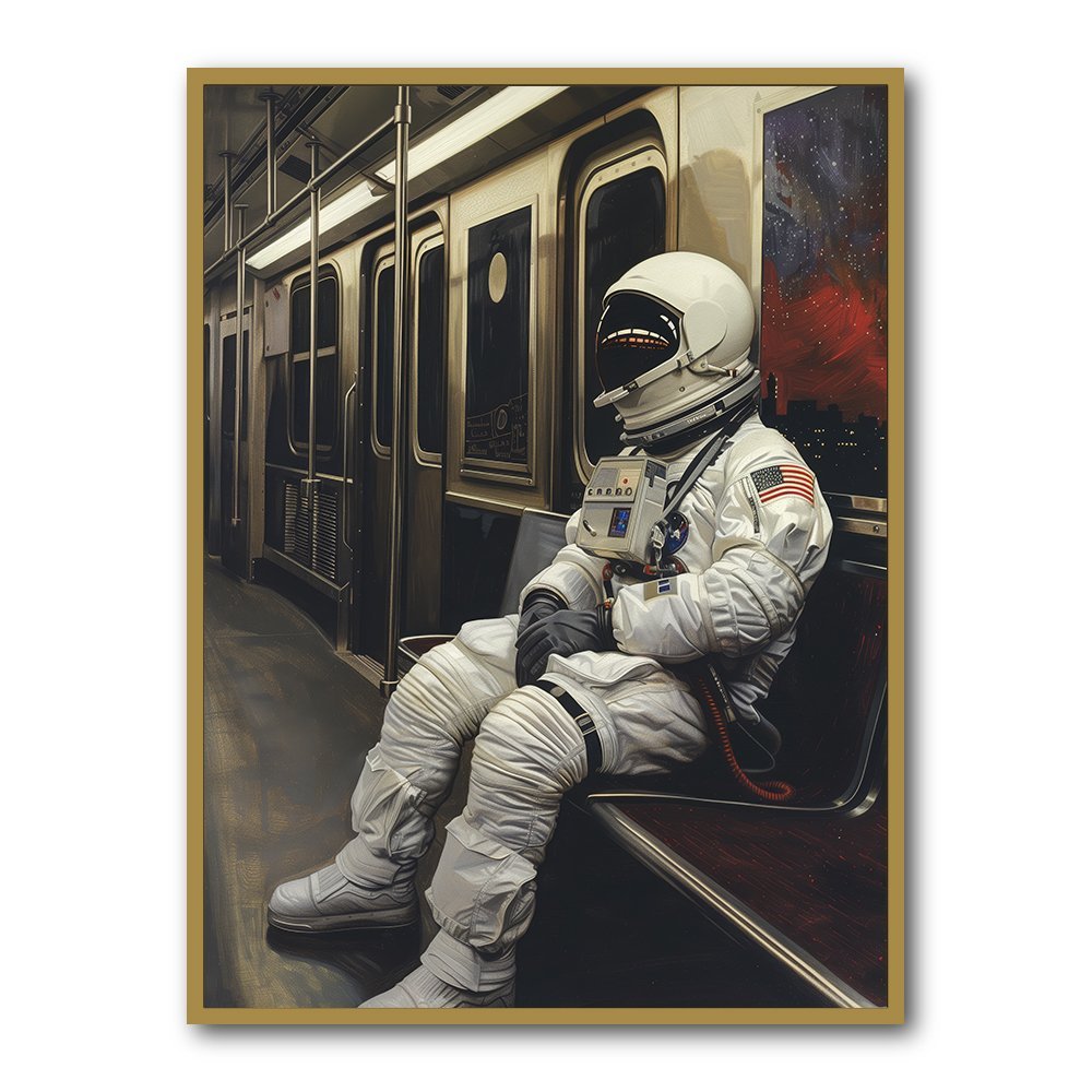 Astronaut On The Subway