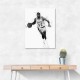 Magic Johnson Mono Abstract