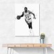 Magic Johnson Mono Abstract