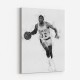 Magic Johnson Mono Abstract