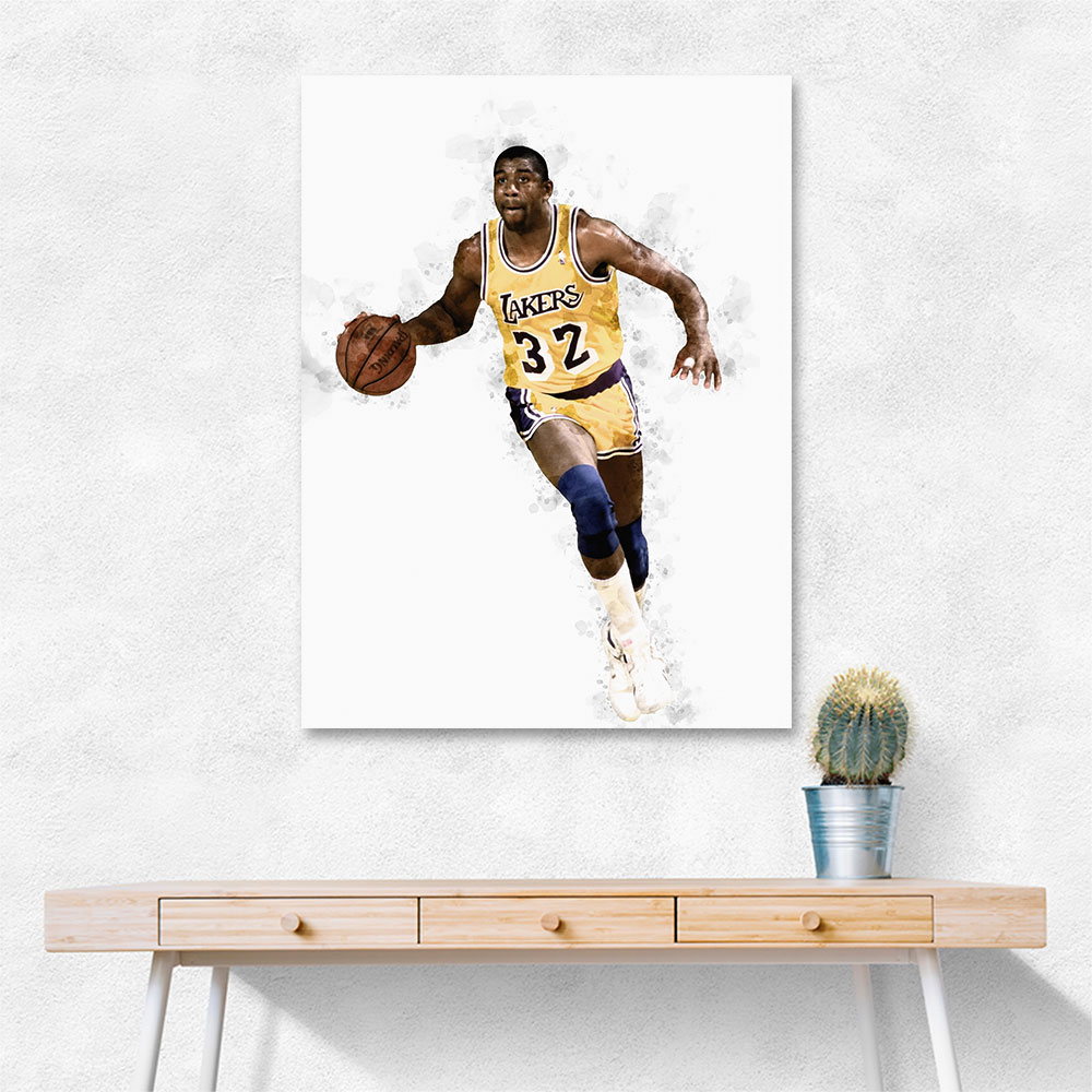 Magic Johnson Abstract