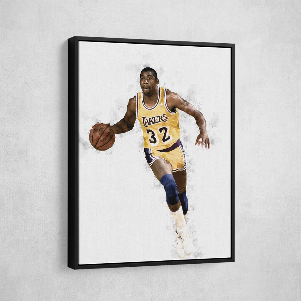 Magic Johnson Abstract