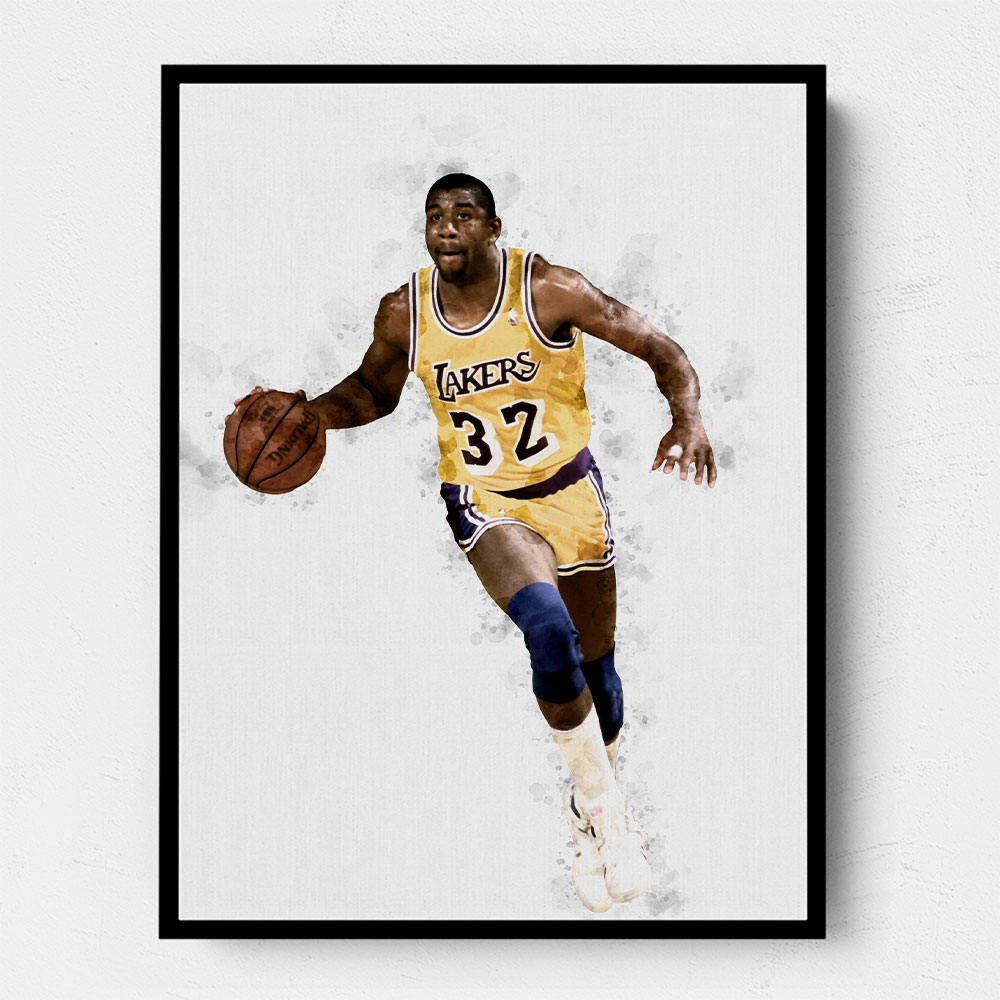 Magic Johnson Abstract