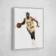 Magic Johnson Abstract