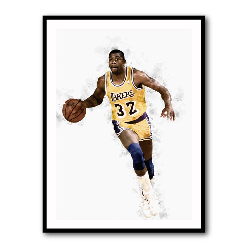 Magic Johnson Abstract