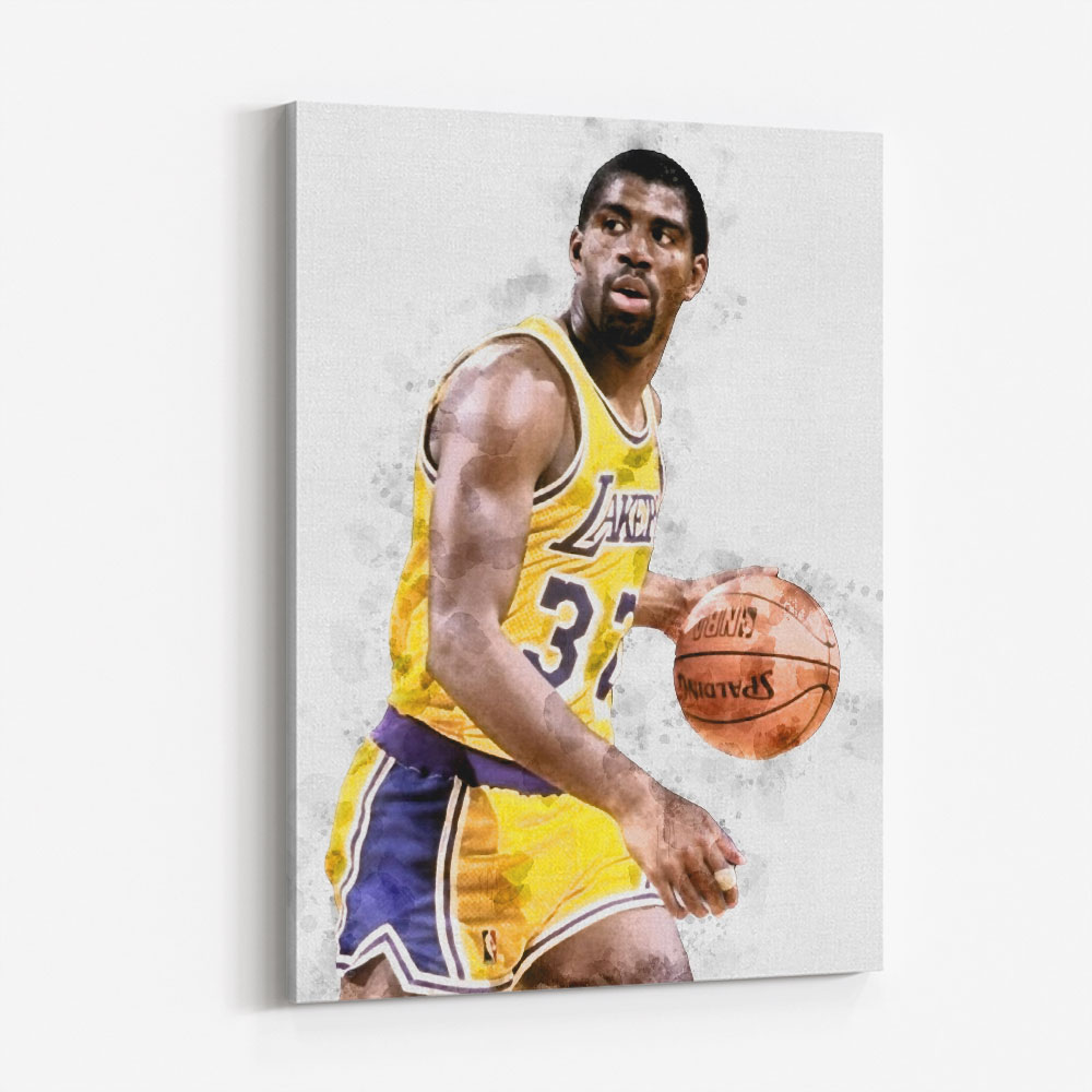 Magic Johnson Abstract