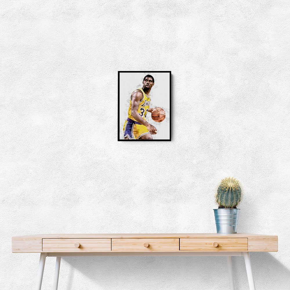 Magic Johnson Abstract