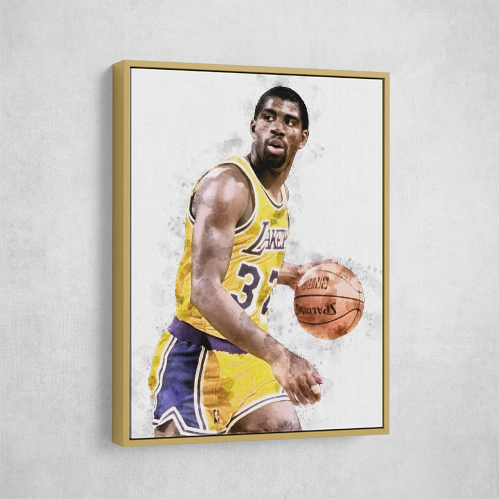 Magic Johnson Abstract