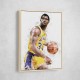 Magic Johnson Abstract