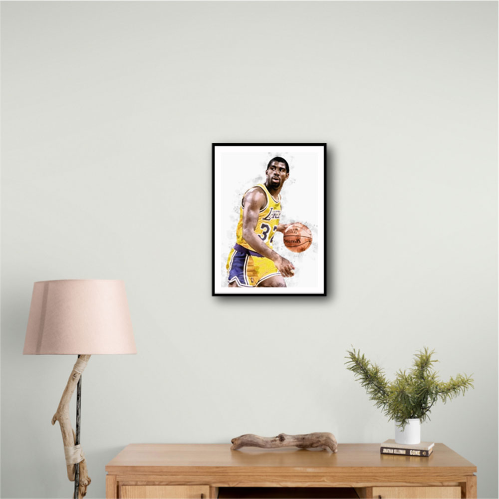 Magic Johnson Abstract