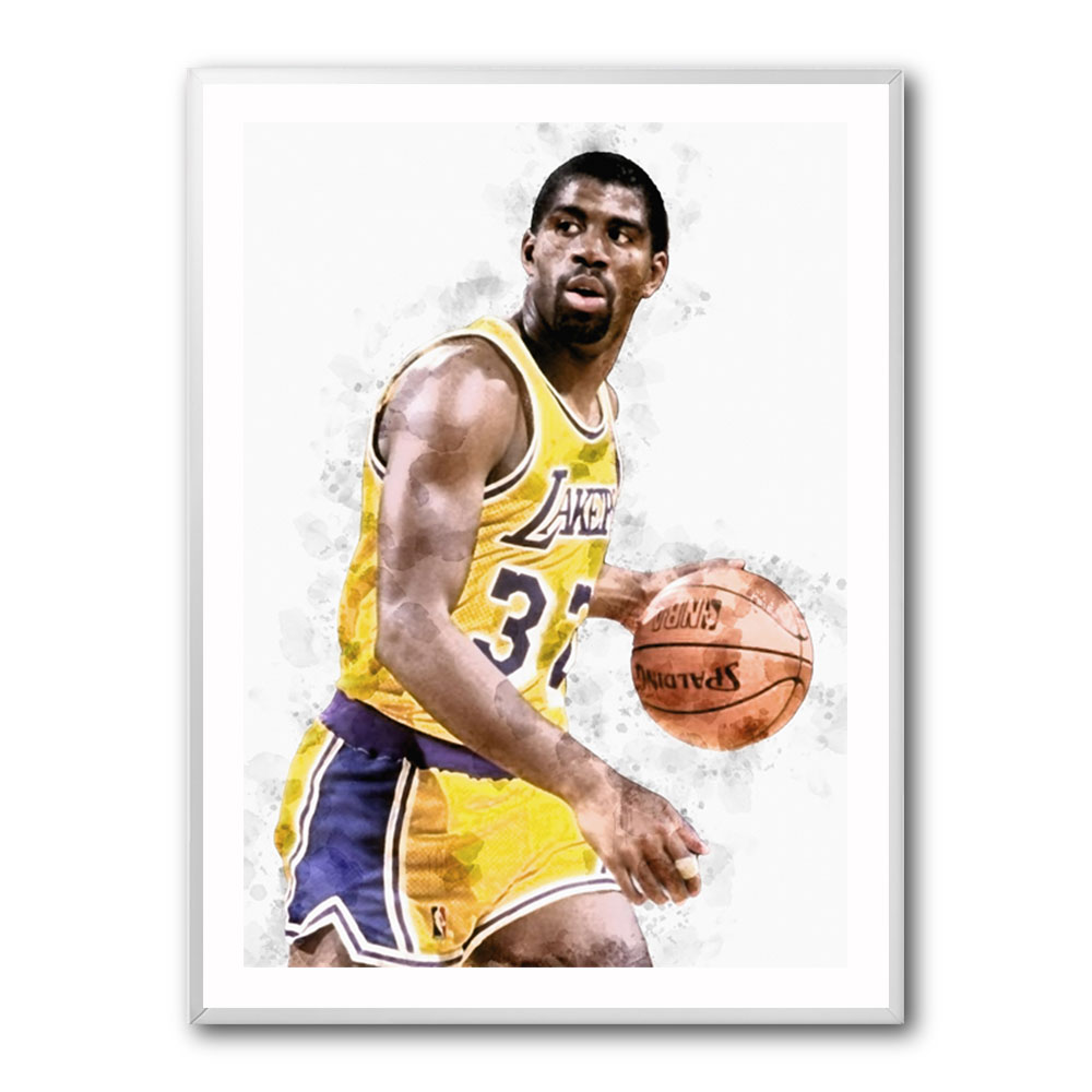 Magic Johnson Abstract