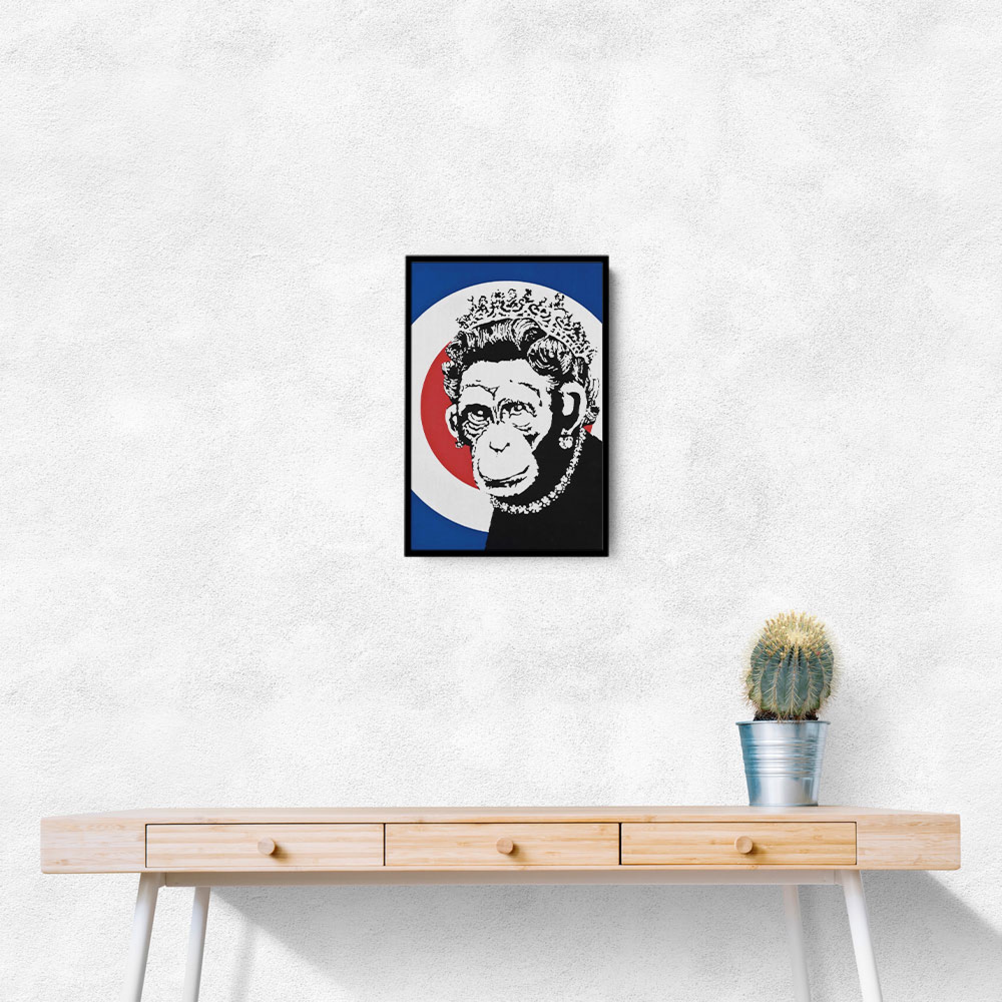 Banksy Monkey Queen Wall Art