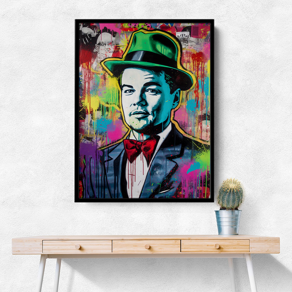 Leonardo DiCaprio Graffiti 1 Wall Art