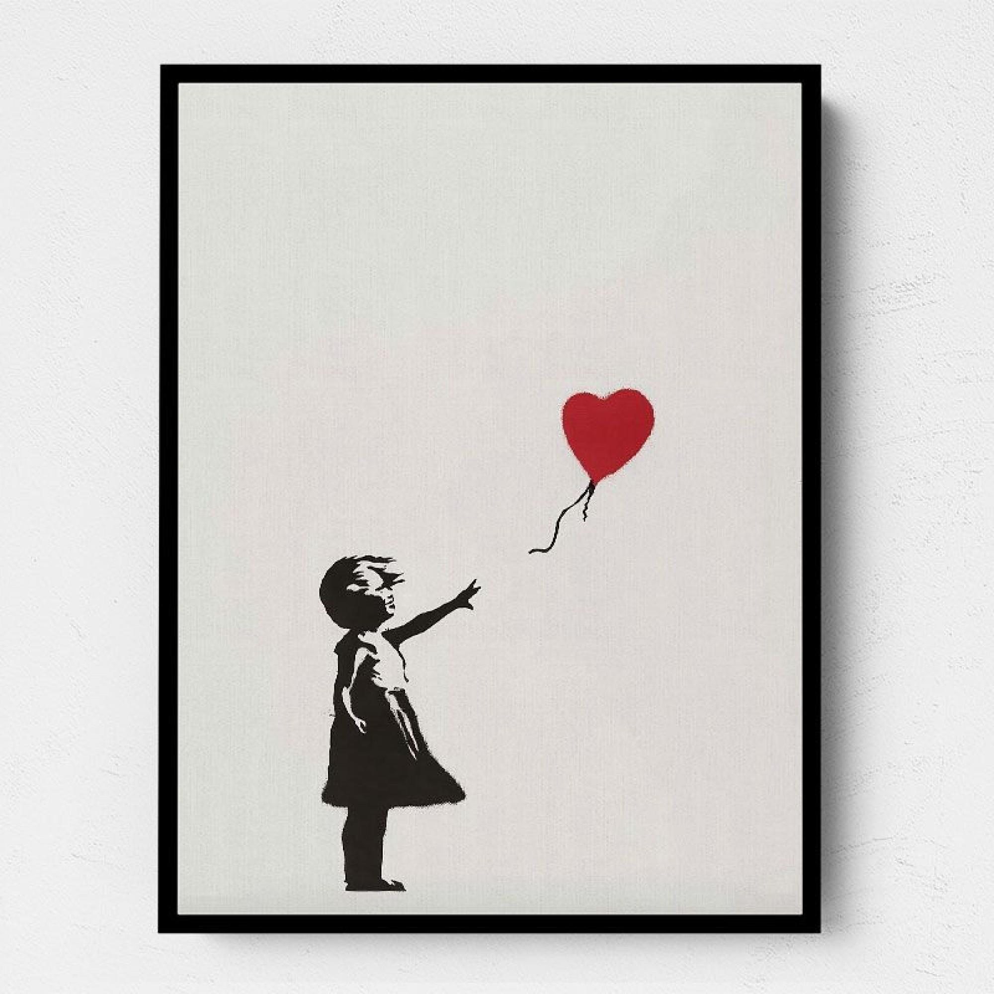 Banksy Girl With Balloon Wall Art