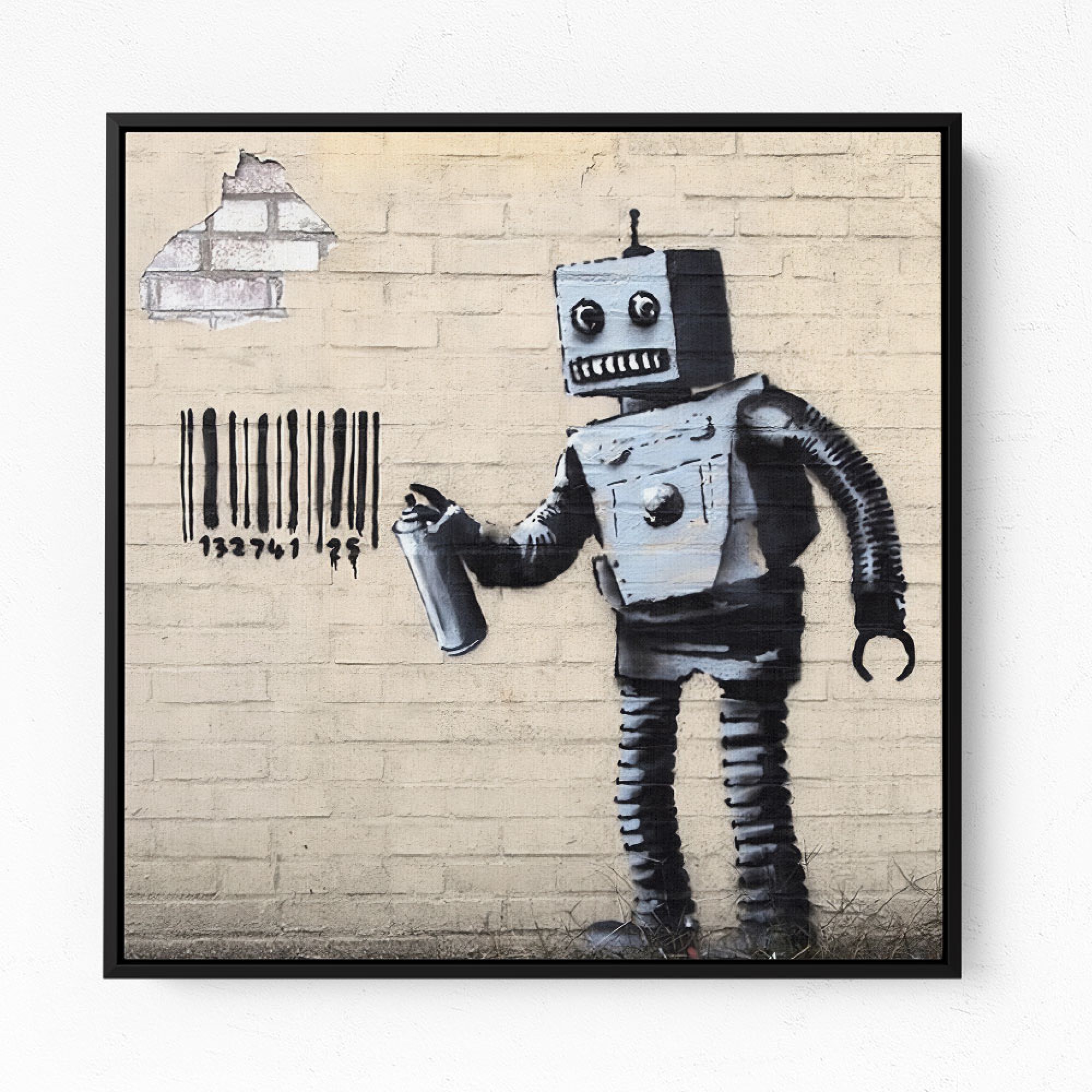 Robot Banksy Wall Art