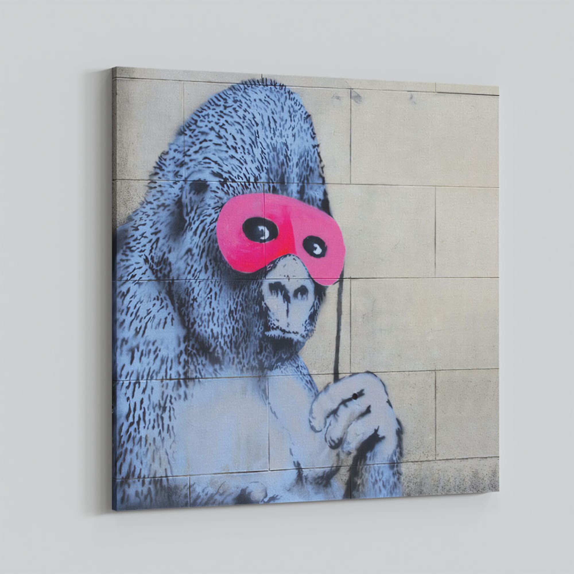 Gorilla Banksy Wall Art