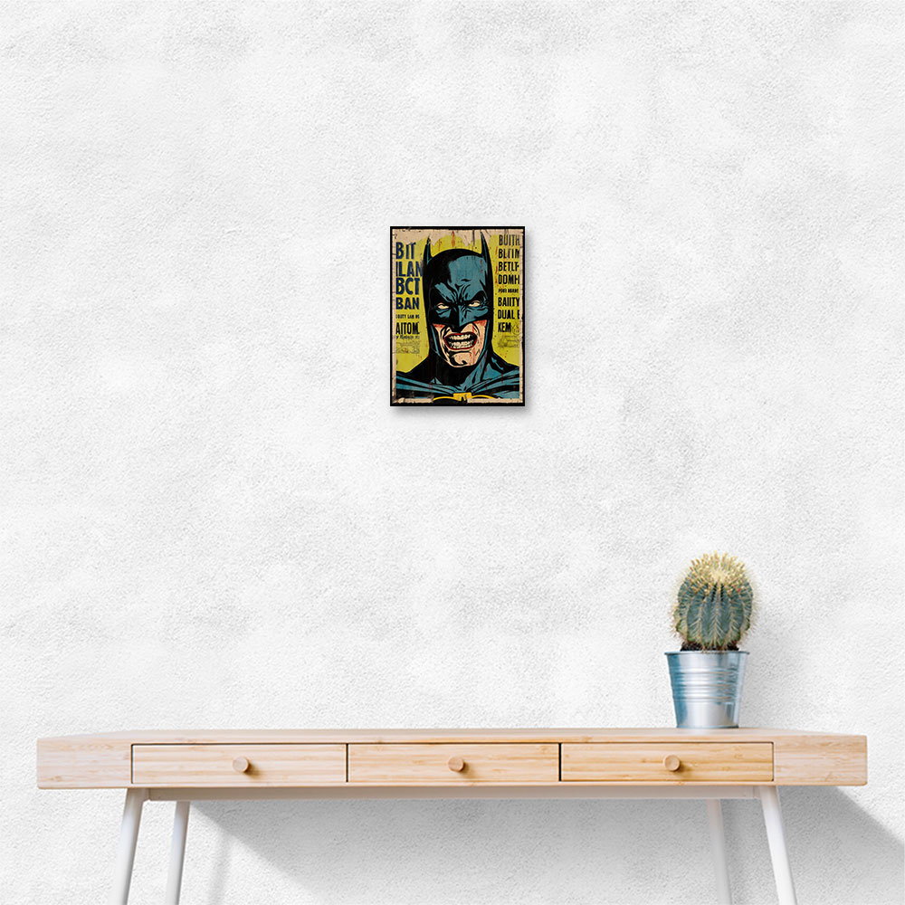 Batman Grunge Pop Wall Art