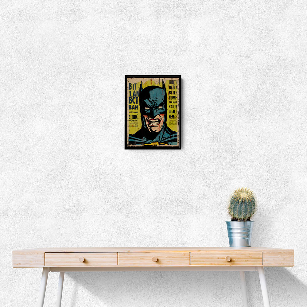 Batman Grunge Pop Wall Art