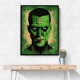 Green Lantern Grunge Pop 1 Wall Art