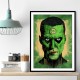 Green Lantern Grunge Pop 1 Wall Art