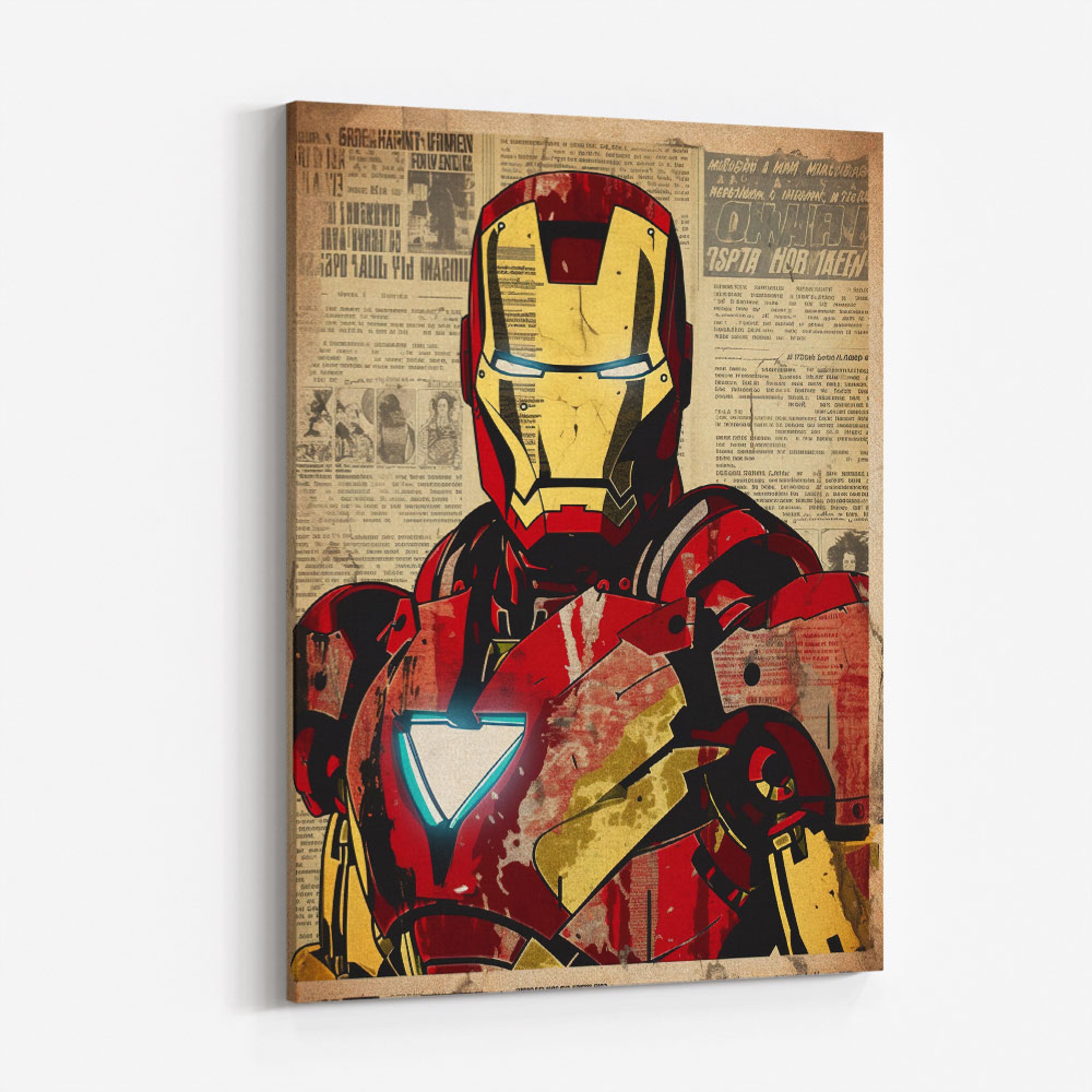 Ironman Grunge Pop Wall Art