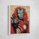 Ironman Grunge Pop 2 Wall Art