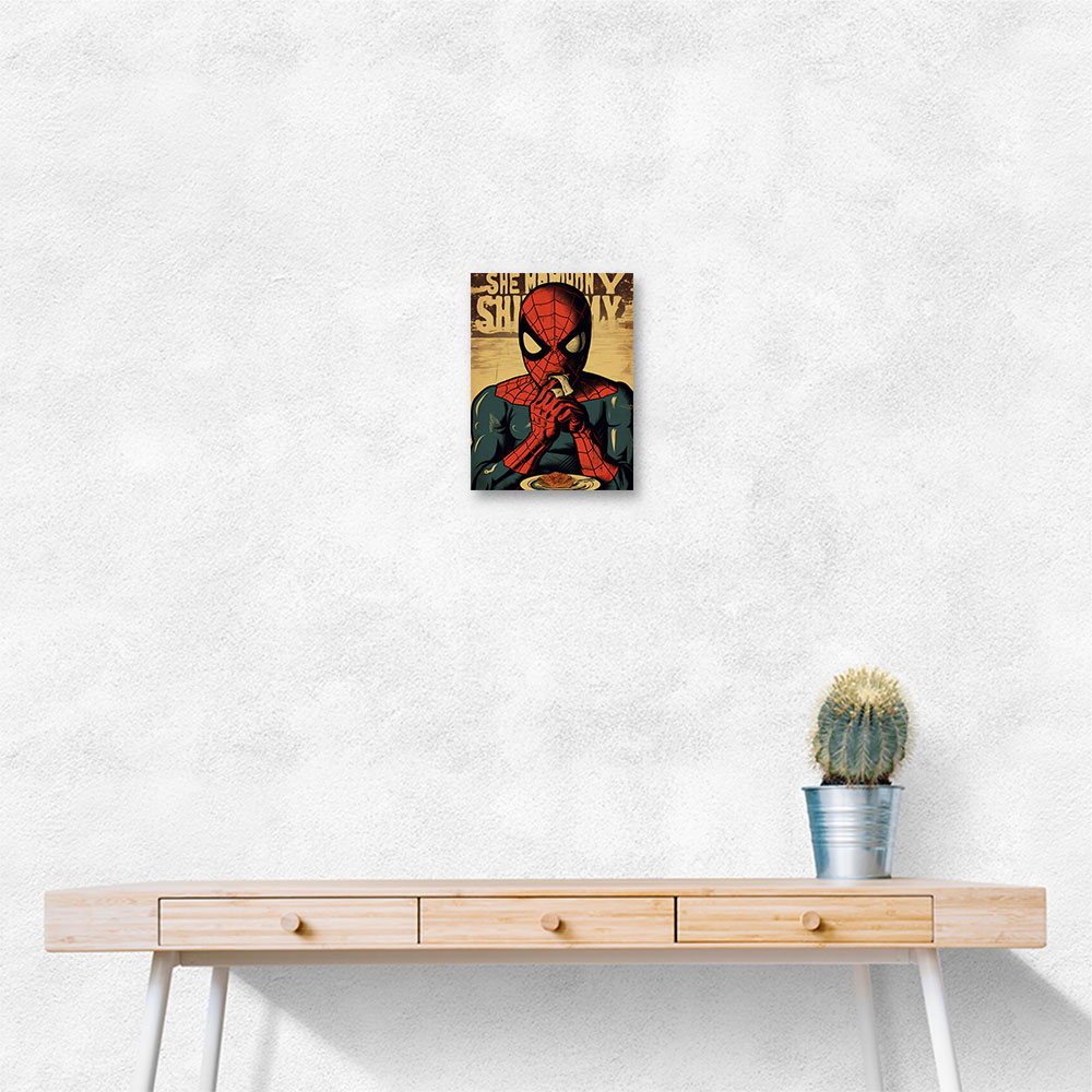 Spiderman Grunge Pop 1 Wall Art