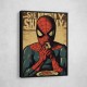 Spiderman Grunge Pop 1 Wall Art