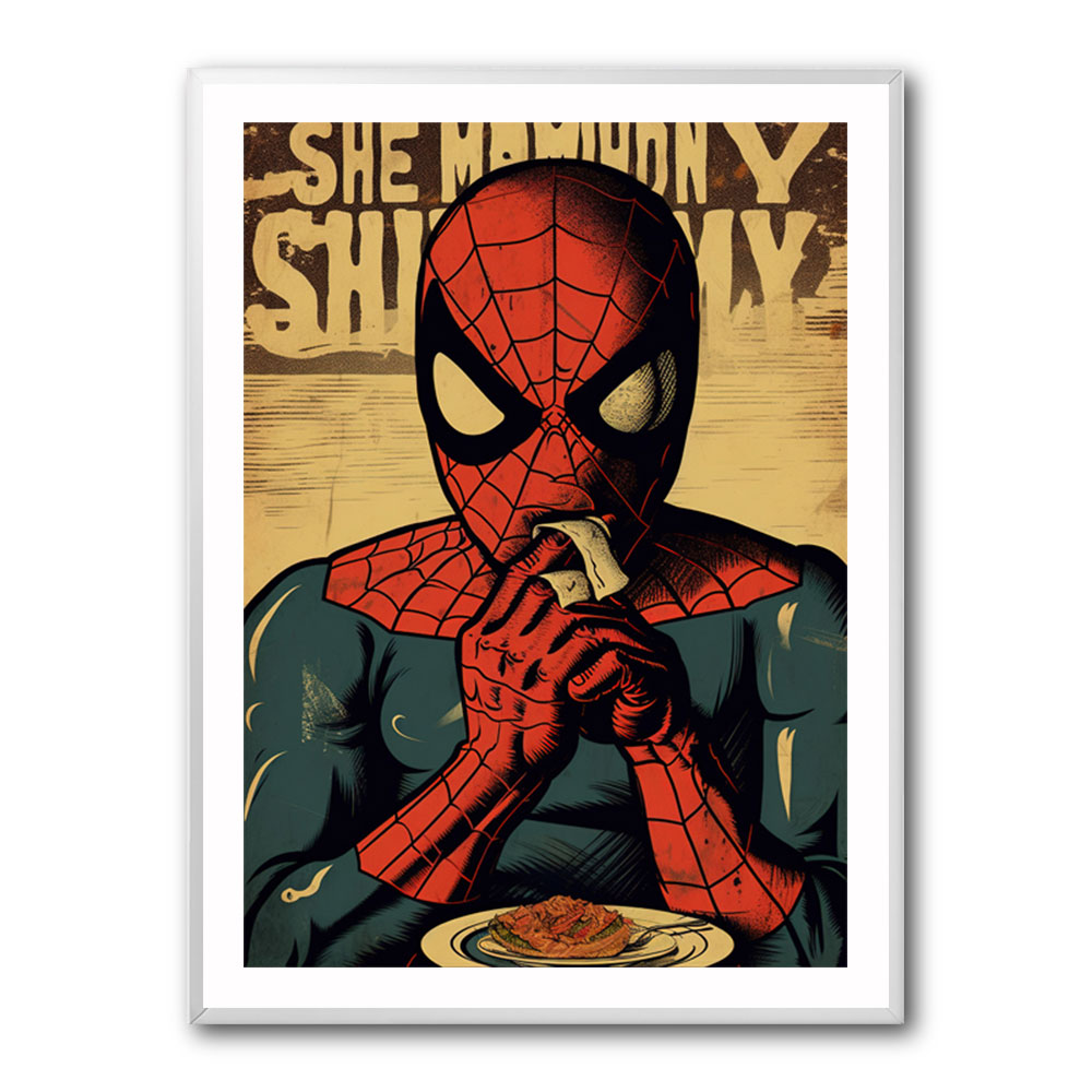 Spiderman Grunge Pop 1 Wall Art