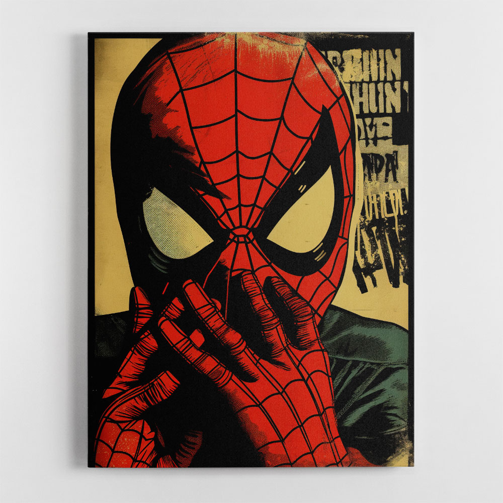 Spiderman Grunge Pop 2 Wall Art