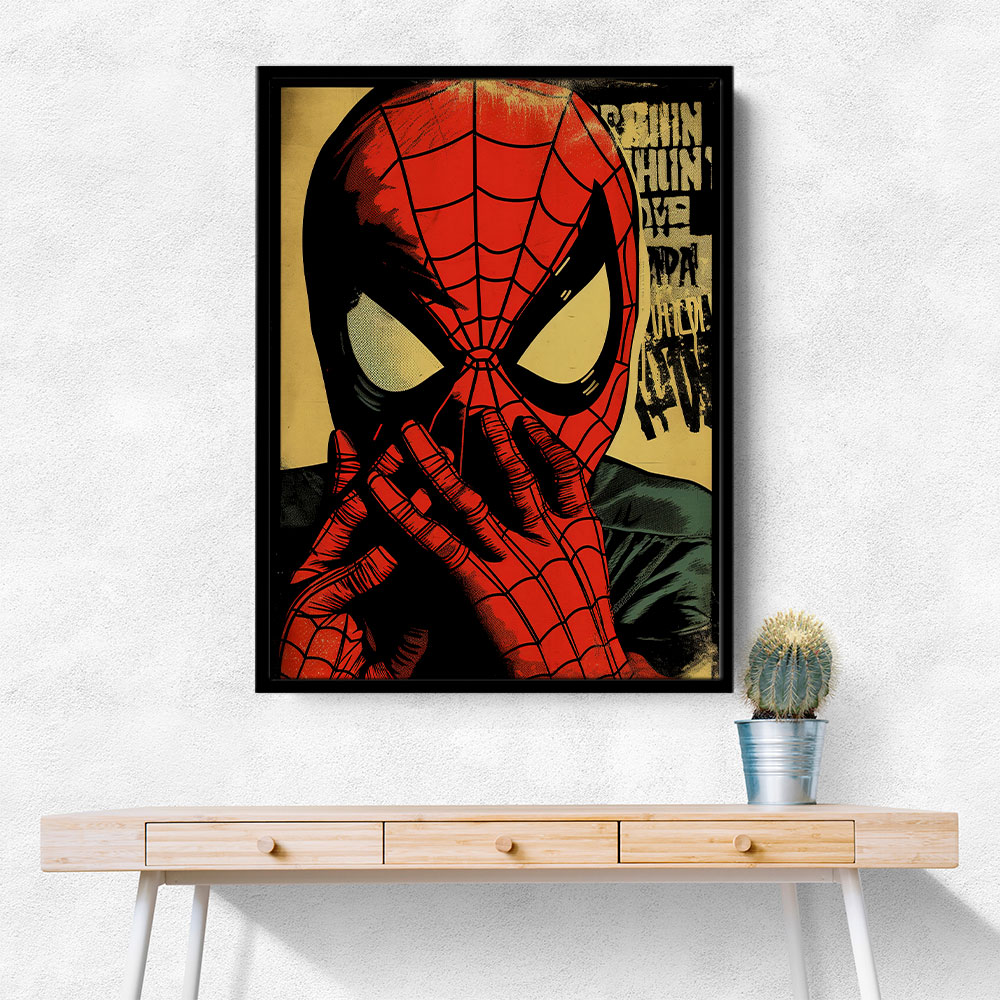 Spiderman Grunge Pop 2 Wall Art