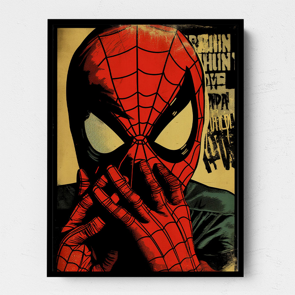 Spiderman Grunge Pop 2 Wall Art