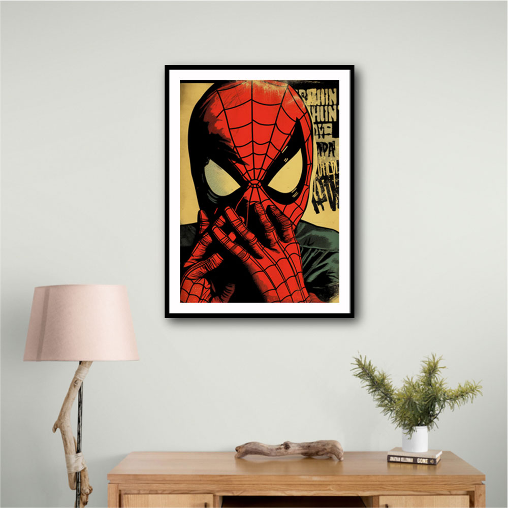 Spiderman Grunge Pop 2 Wall Art