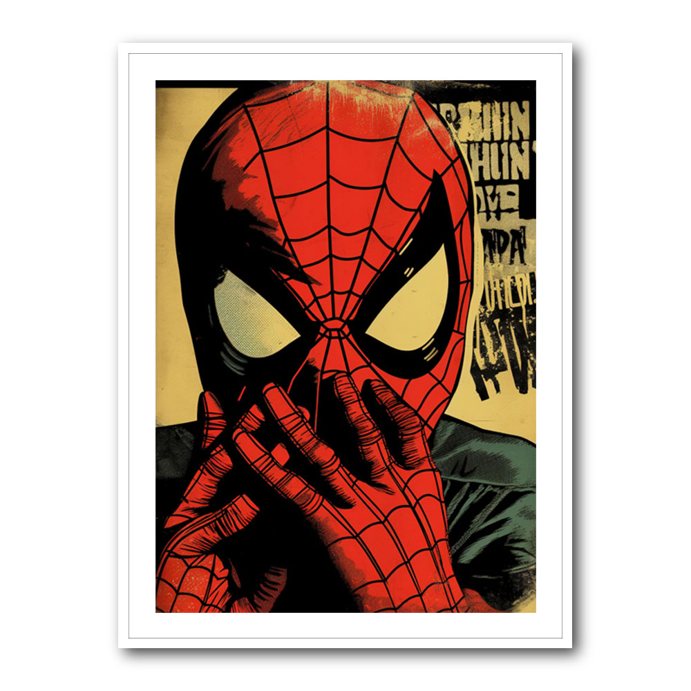 Spiderman Grunge Pop 2 Wall Art