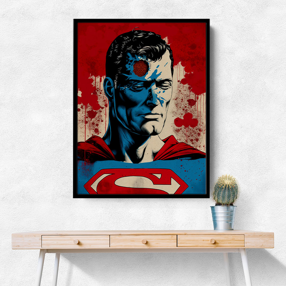 Superman Grunge Pop 1 Wall Art