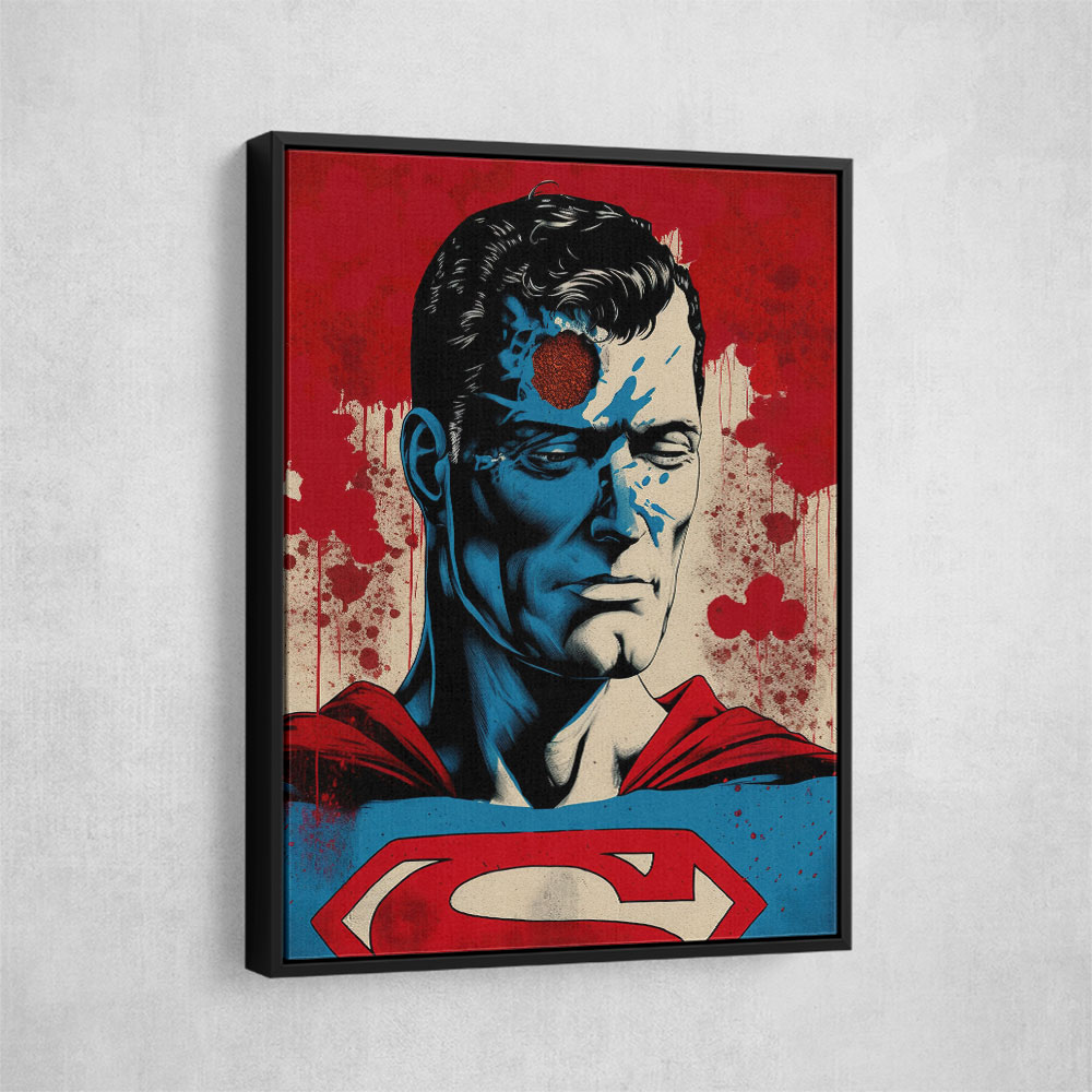 Superman Grunge Pop 1 Wall Art