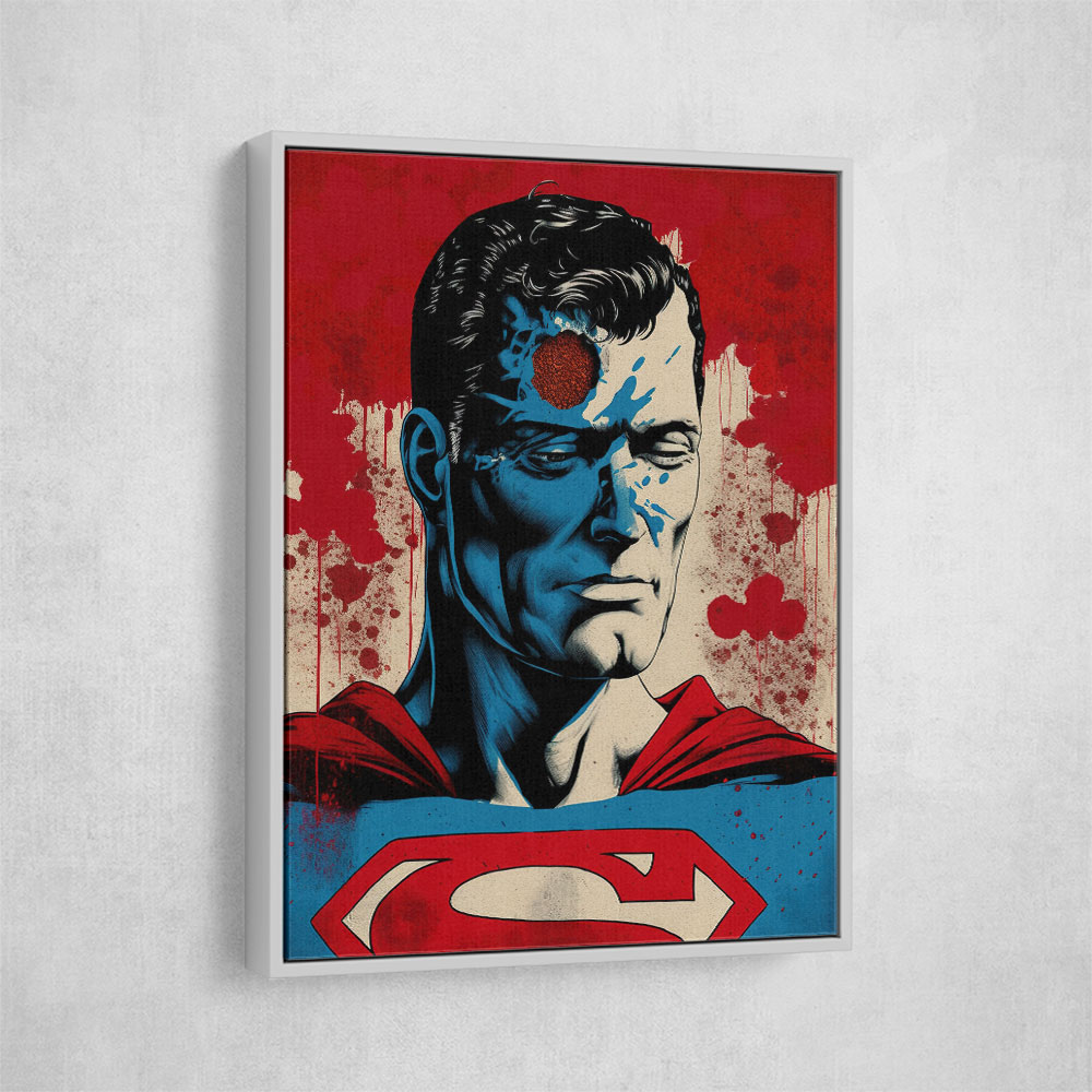 Superman Grunge Pop 1 Wall Art