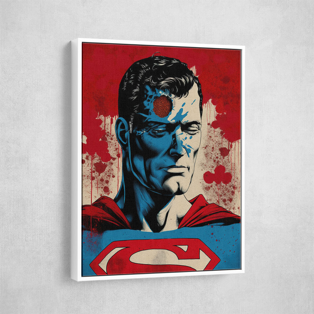 Superman Grunge Pop 1 Wall Art