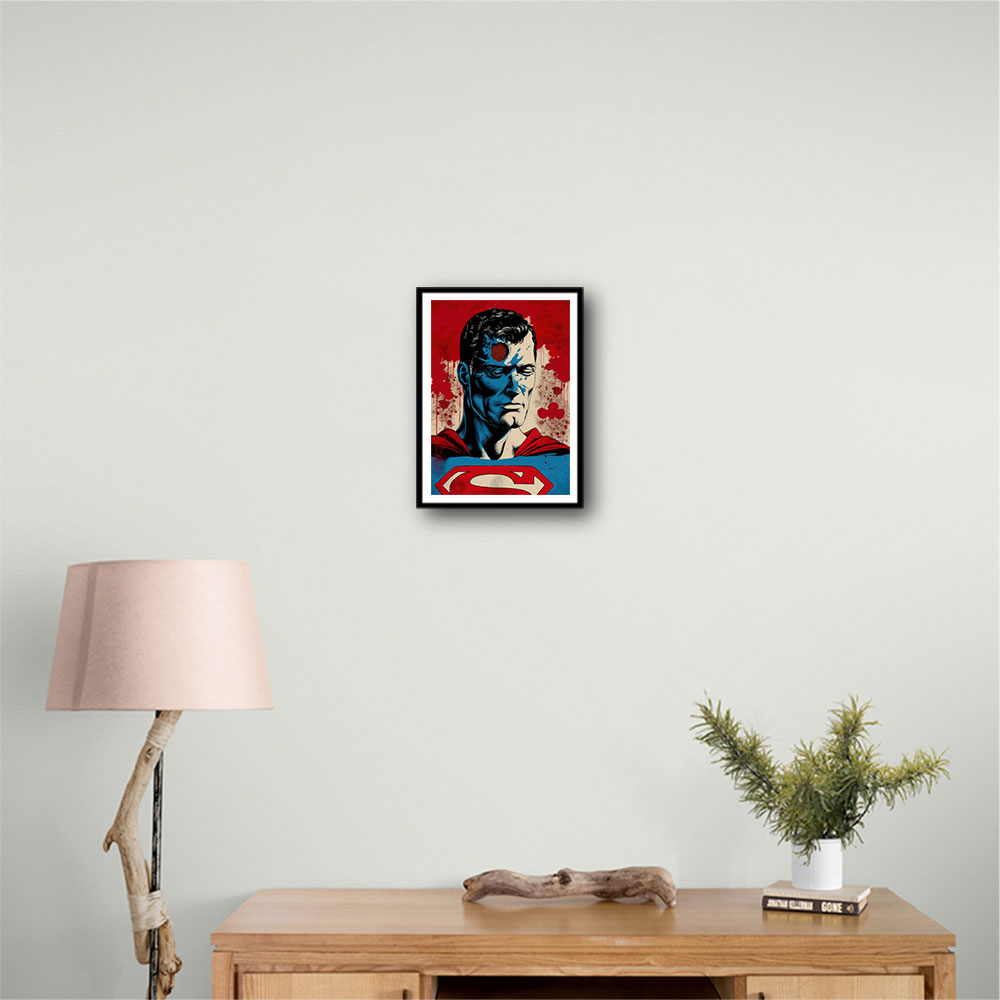 Superman Grunge Pop 1 Wall Art