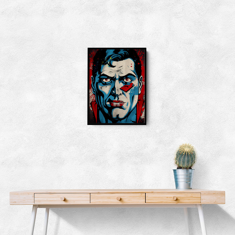 Superman Grunge Pop 2 Wall Art