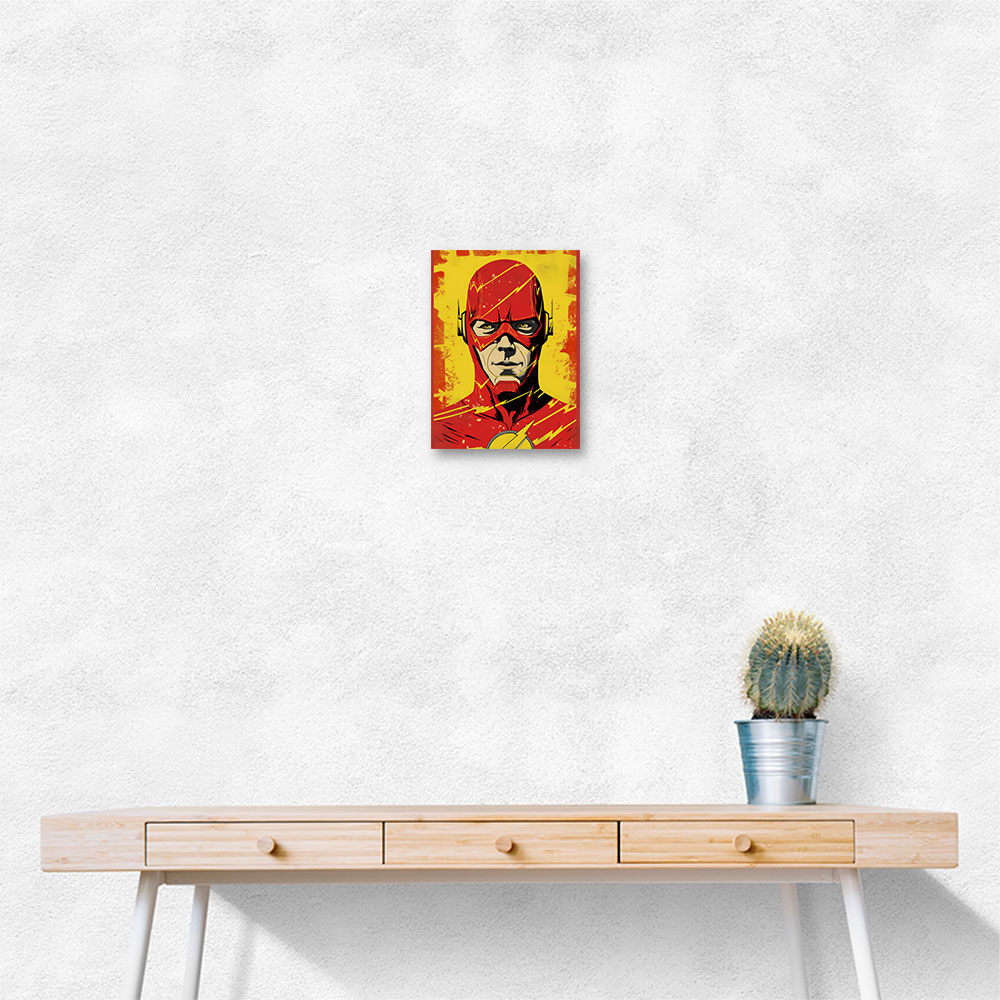 The Flash Grunge Pop Wall Art