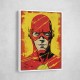 The Flash Grunge Pop Wall Art