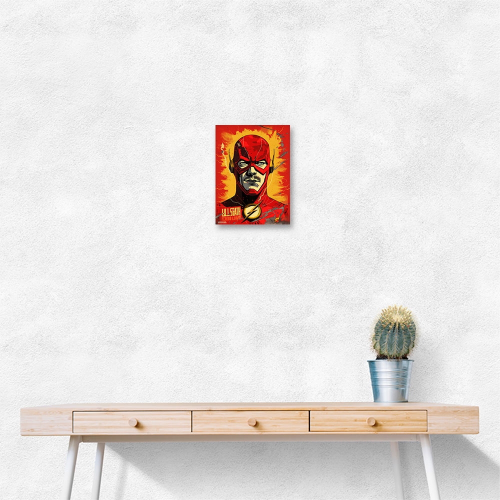 The Flash Grunge Pop 1 Wall Art