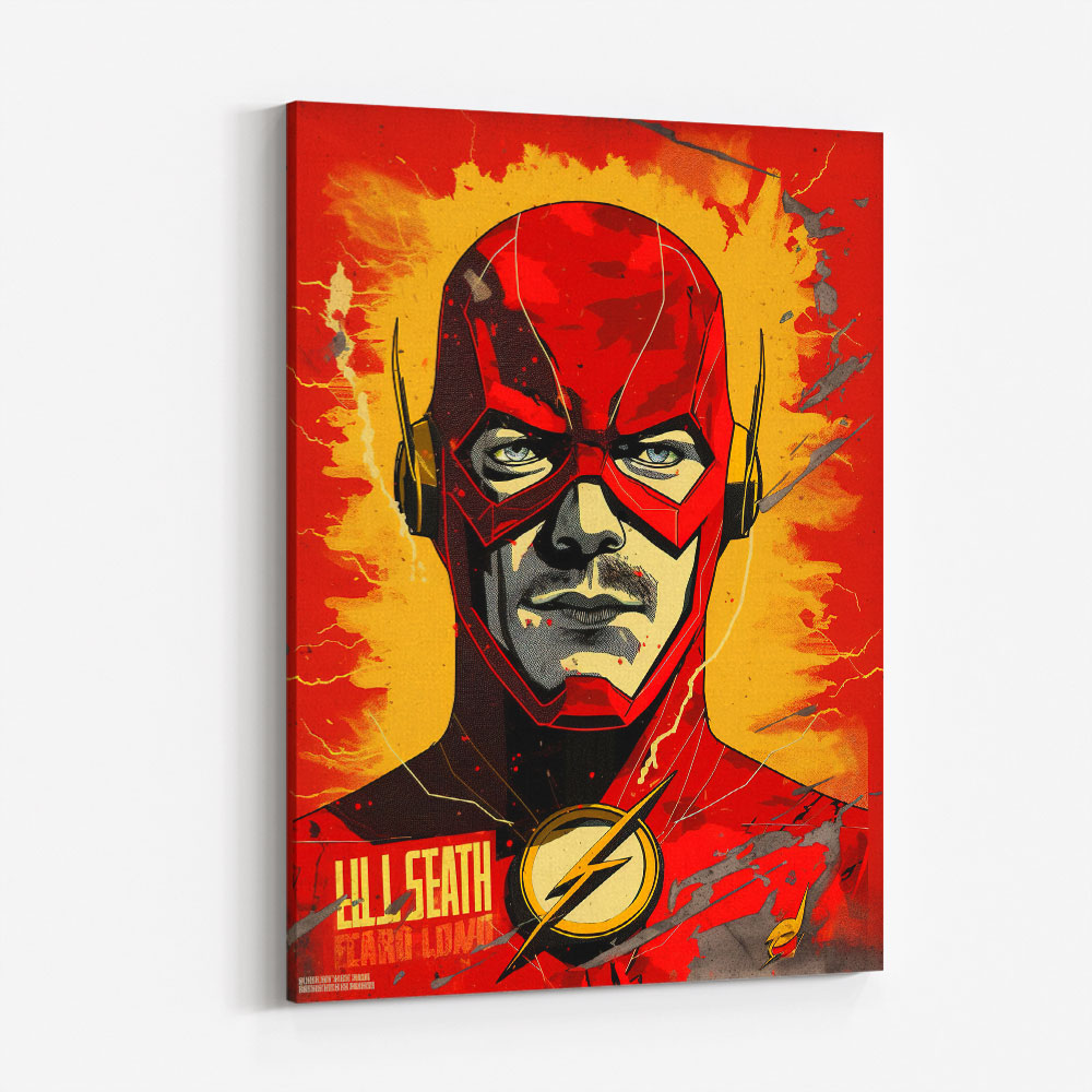 The Flash Grunge Pop 1 Wall Art