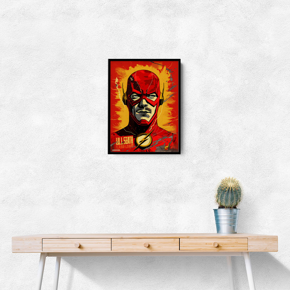 The Flash Grunge Pop 1 Wall Art