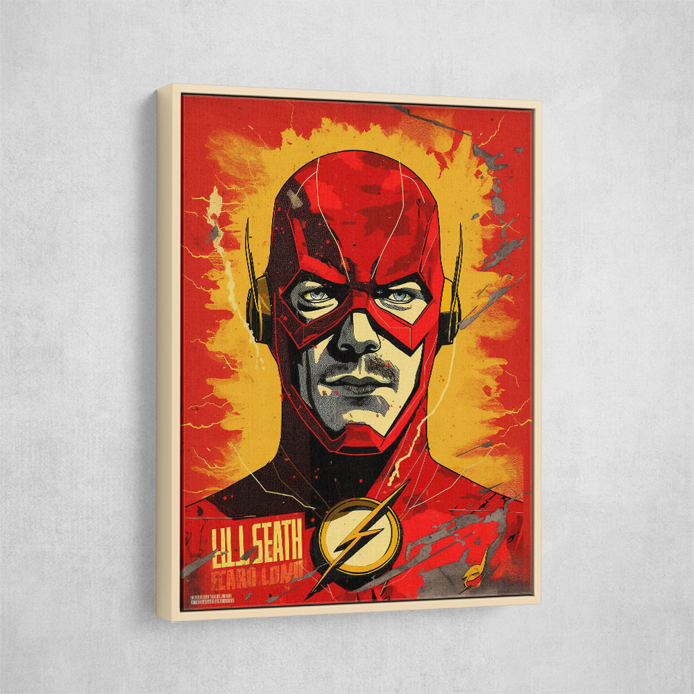 The Flash Grunge Pop 1 Wall Art