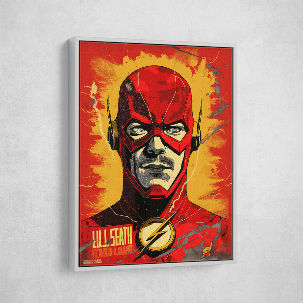 The Flash Grunge Pop 1 Wall Art