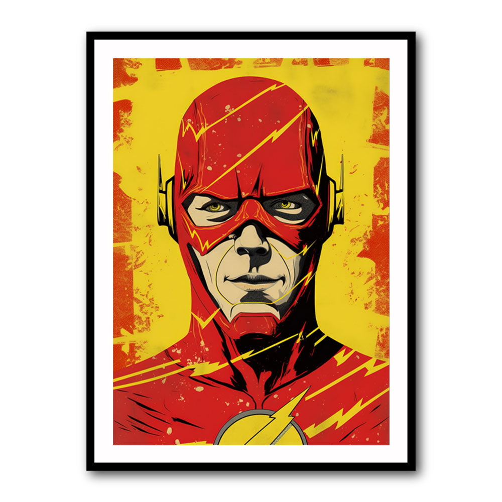 The Flash Grunge Pop 1 Wall Art