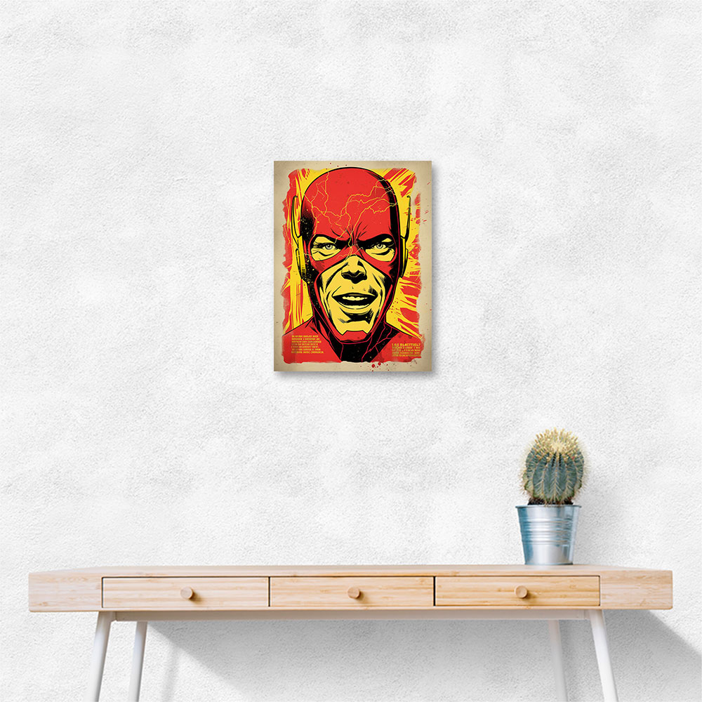 The Flash Grunge Pop 2 Wall Art