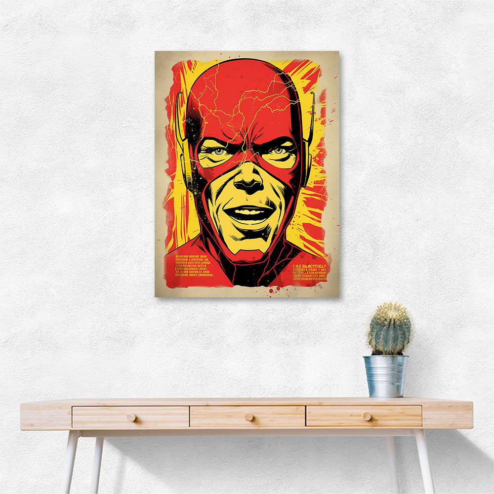 The Flash Grunge Pop 2 Wall Art